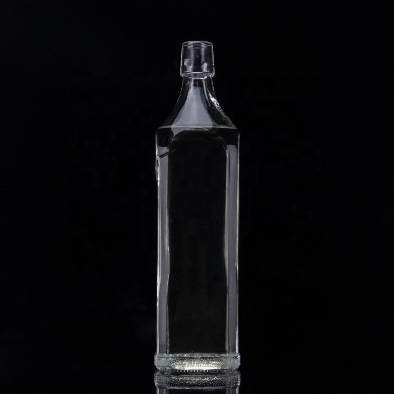 500ml Square Glass Bottle of Extra Virgin Olive Oil with Customized Surface Handling