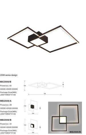 Buy cheap 1625lm 45w Linear Ceiling Light Mirror Style For Bedroom Hotel 120° Beam Angle from wholesalers