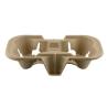Buy cheap Biodegradable Heat Insulation 2 4 Trays Takeaway Coffee Cup Carrier from wholesalers