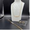 Buy cheap 2024 New Waterproof Trendy Stainless Steel Jewelry Sets , 18K Gold ,Luxury Gift, Wholesale from wholesalers