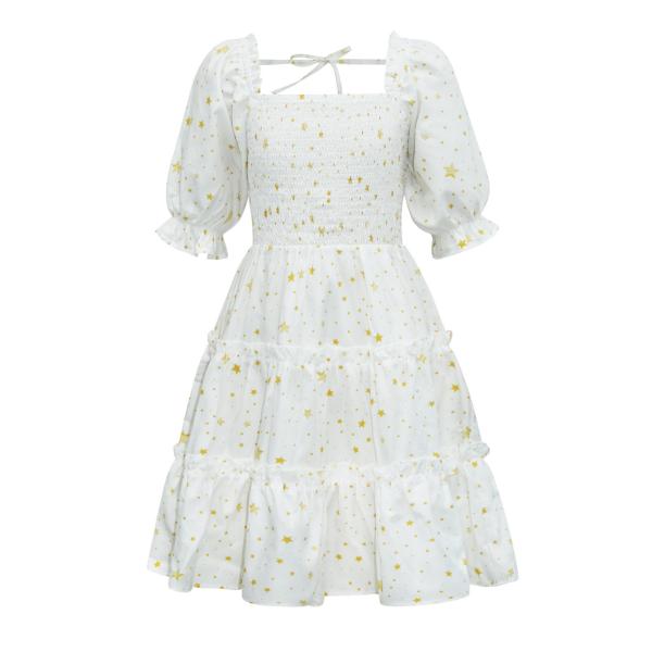 Buy cheap Kids Spring Summer Children'S Clothing Long Sleeve Floral Print Girls Dress from wholesalers