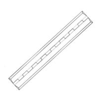 Buy cheap OEM Long Clear Acrylic Piano Hinge PMMA Plastic Hinges For Plexiglass product