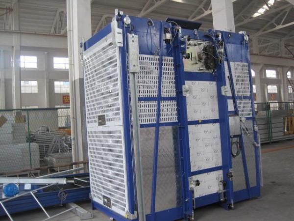 Buy cheap 100m Single Cage Construction Hoist , Steel Galvanized Material from wholesalers