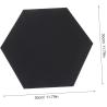 Buy cheap 30x30cm Hexagon Black Canvas Boards Matte Finish For Artists Painting from wholesalers