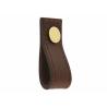 Buy cheap Geniune Leather Drawer Pull Handles / North Europe Design Dresser Handles from wholesalers