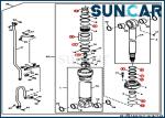 Arm Cylinder 4S00930 Deere Replacement Seal Kit Fits 350DLC 350GLC JOHN DEERE