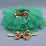 Polyester Infant Girls' Tulle Tutu Skirt Bloomers For Kids Baby Clothing