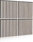 21mm Thickness Engineered Wood Slat Acoustic Panel Oak Wood Finish