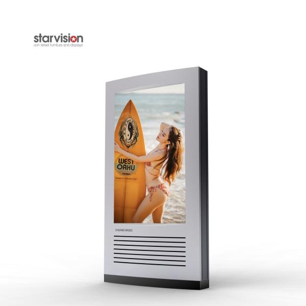 Buy cheap IP56 Advertising Outdoor Digital Totem With AR Laminated Glass from wholesalers