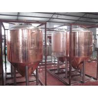 Buy cheap Professional Copper Mirror Small Beer Brewing Systems , Nano Brewery Equipment product