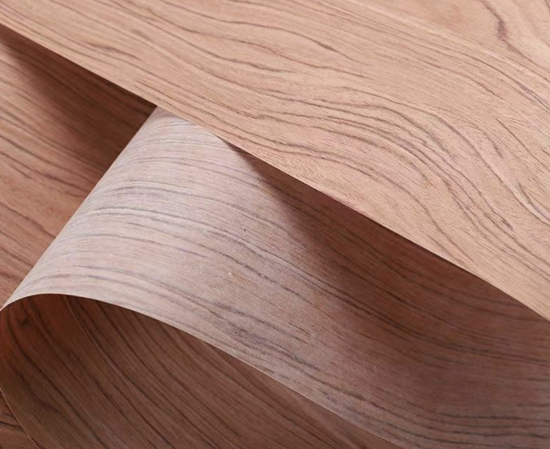 Lacquer Free Non Woven Fabric Wrapping Wood Veneer Thickness 0.1-0.5mm