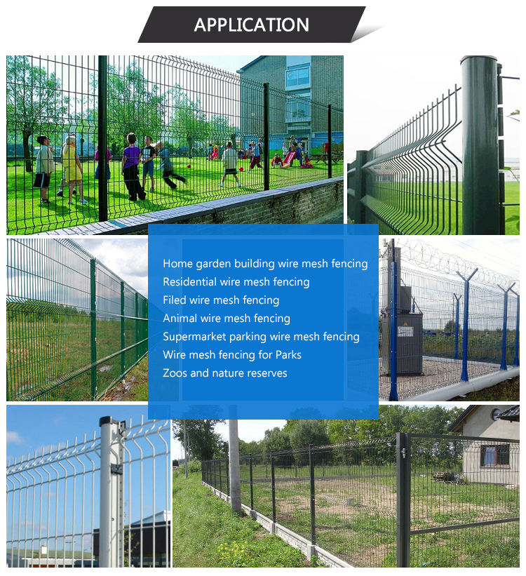Heavy Duty Strong Welded Fence Panel Home Outdoor Decorative Privacy V Mesh Fence Panel For Garden Fence