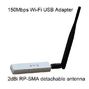 Buy cheap 802.11n WiFi Adapter With 2dbi Antenna GWF-1B1T from wholesalers