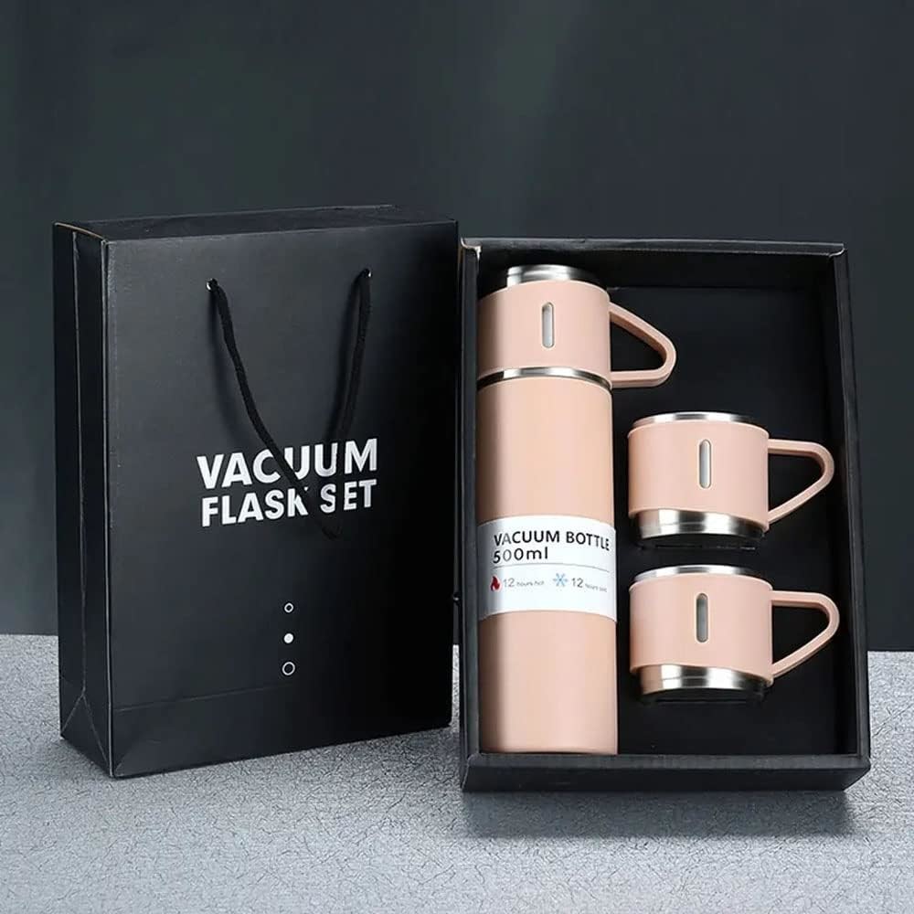 Stainless Steel Thermo 500ml/16.9oz Vacuum Insulated Bottle With Cup