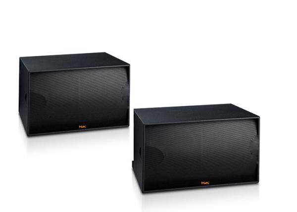 Buy cheap Black / Brown Subwoofer Speakers 4 Ohm 1200 Watts High SPL Outdoor Sub Bass Bin from wholesalers