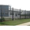 Buy cheap Powder Coated High Security Fence Systems Black Spear Pressed Fence Panels from wholesalers