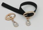Buy cheap Zinc Alloy Fashion Shoe Buckles , Rhinestone Shoe Repair Buckles Durable from wholesalers