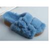 Buy cheap Janbal Faux Fur Womens Soft Bottom Slippers Imitation Rabbit Hair from wholesalers