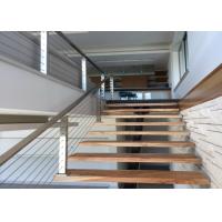 Buy cheap Energy Conservation Stainless Steel Wire Fence , Stainless Stair Railing product