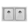 Buy cheap Popular Item Undermount Double Sinks Stainless Steel Handmade Kitchen Sinks from wholesalers