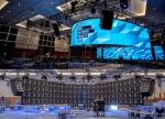 HD LED Wall Display Screen Rental P3.91 Curved LED Display For Wedding Church