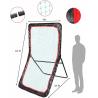 Buy cheap 7ft Lacrosse Training Equipment PE Material Lacrosse Rebounder Net from wholesalers