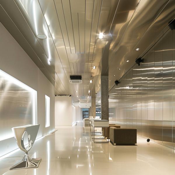 Buy cheap Durable Stainless Steel Ceiling Flat Panels For Commercial Spaces from wholesalers