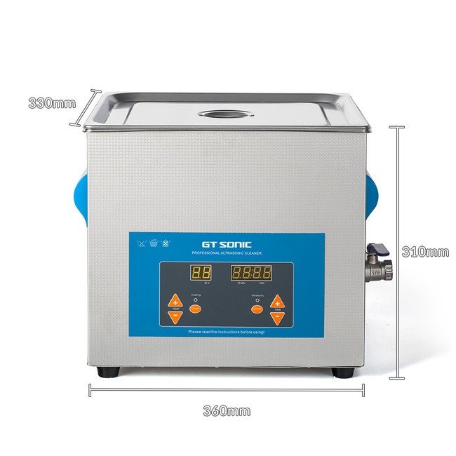 13L GT SONIC Ultrasonic Cleaner With Digital Timer And Heater For Hand Tools Cleaning