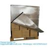 Buy cheap Thermal Hood Moistproof Insulated Pallet Cover With Zipper Pallet Cover Cold Shipping Packaging Insulated Pallet Bag from wholesalers