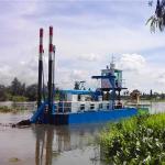 3000m3/Hr Cutter Suction Sand Dredger River Dredging Discharge 1200m