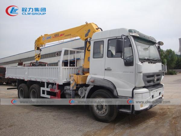 Buy cheap HOWO 8mt 8tonns Mounted Telescopic Crane Truck Bed Mounted Crane Stright Boom from wholesalers
