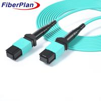 Buy cheap PVC LSZH OM3 MPO MTP Fiber Optic Loopback With Low Insertion Loss product