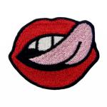 3D Iron On Sexy Lip Custom Embroider Patch For Jacket