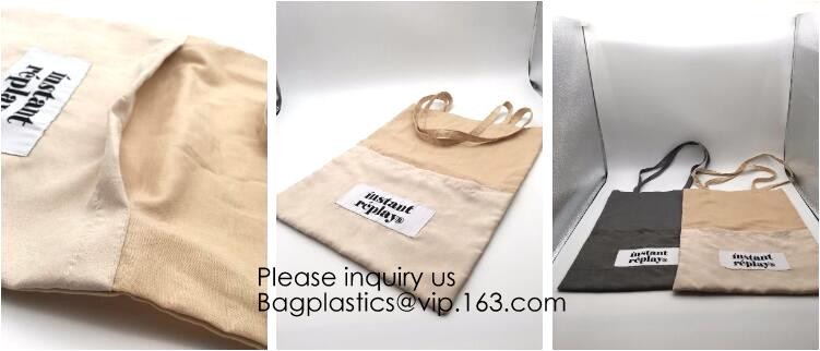 Packs Cotton Muslin Bags with Drawstring, Natural Color,handle cotton eco friendly super strong great choice for daily u