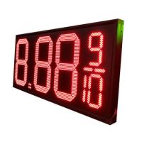 Buy cheap Waterproof IP65 LED Gas Price Display , Digital Gas Price Signs Size Customized product