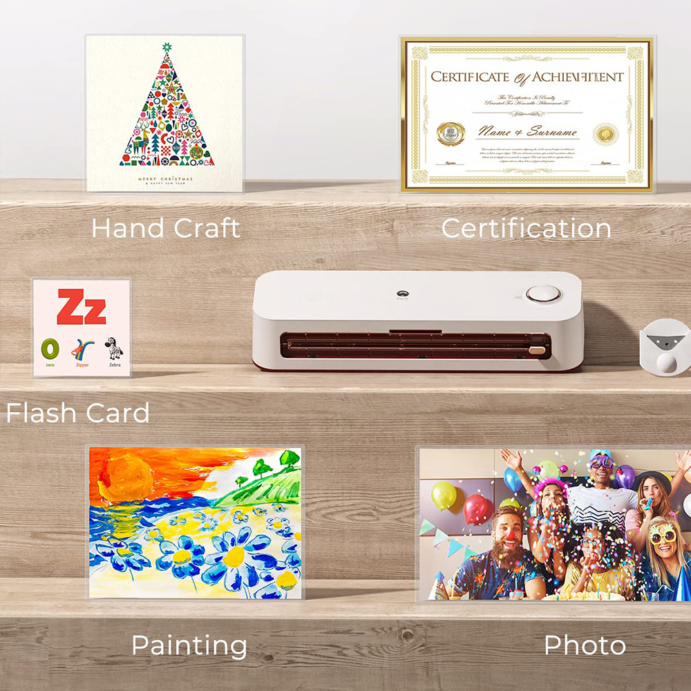 3"/5"/6"/7"/8"/A4 Laminator for Office Small Desktop Paper Photo PVC Lamination Machine