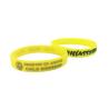Buy cheap Custom logo Rubber Wristband Silicone Bracelet Two Sides Color SIlicone Wristband from wholesalers