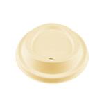 Compostable Molded Sugarcane Disposable Cup Cover For Beverage Packaging