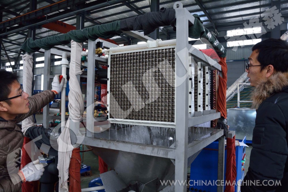 1 Ton Cube Ice Machine For Cold Drinks Edible Ice Customized