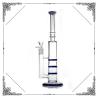Buy cheap Triple Honeycomb Percolator Glass Bong Smoking Pipes In Green Blue Color from wholesalers