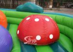 25'x18' indoor big tiger inflatable toddler bouncy castle made of lead free
