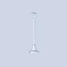 Buy cheap White Sliver 19mm Iron Curtain Rod Set Windows Steel Curtain Pole from wholesalers