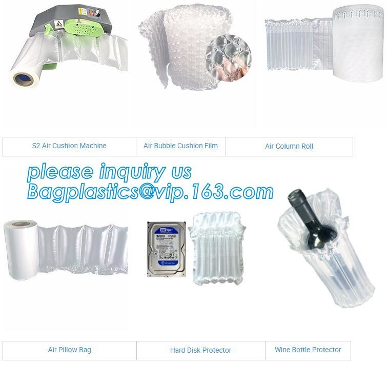 cushion pillow/air cushioning bags, inflatable beach pillow bag, toner cartridge air column bag, inflatable air bag for
