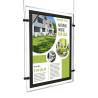 Buy cheap Backlit Real Estate Sign Hanging Window Poster Advertising A3 A4 Acrylic Picture Photo Frame Led Display Light Box from wholesalers