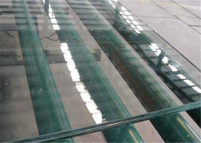Clear And Tinted Laminated Glass , Flat / Curved Laminated Glass For Sound Control
