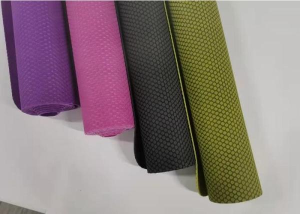 Buy cheap 100% Environmental Dots Shape Rubber Gym Yoga Mats , Yoga Mat Anti Skid from wholesalers