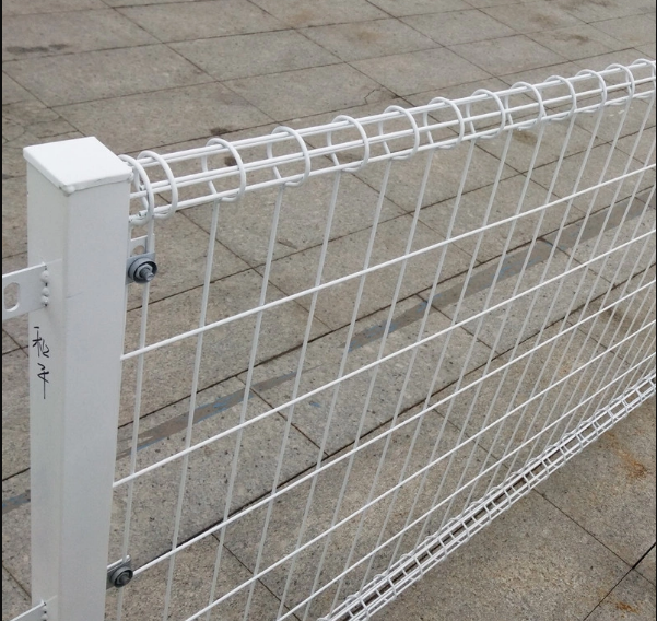 1m Height Decorative Double Circle Welded Wire Garden Fence 5.0mm