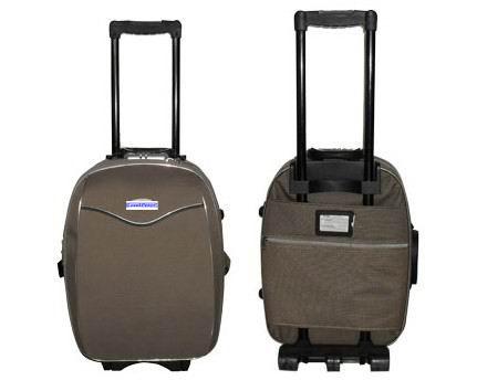 Buy cheap Business Trip 8 Wheel Suitcase Bags , 20 / 24 / 28 Inch Black Iron Trolley Luggage from wholesalers