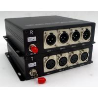 Buy cheap 4 CH XLR Balance Audio To Fiber Optic Converter,Banlanced audio over fiber product