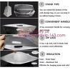 Buy cheap printing zipper closure 100gsm virgin non woven thermal insulation cooler bag,Cooler bag Soft Thermal Lined Coolers Back from wholesalers